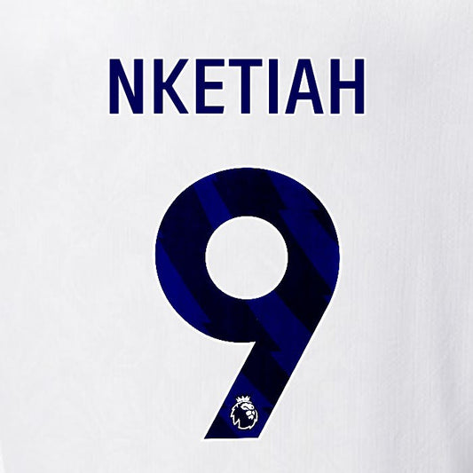 2025 2026 OFFICIAL CRYSTAL PALACE NKETIAH 9 BLUE AWAY PLAYER SIZE NAMESET