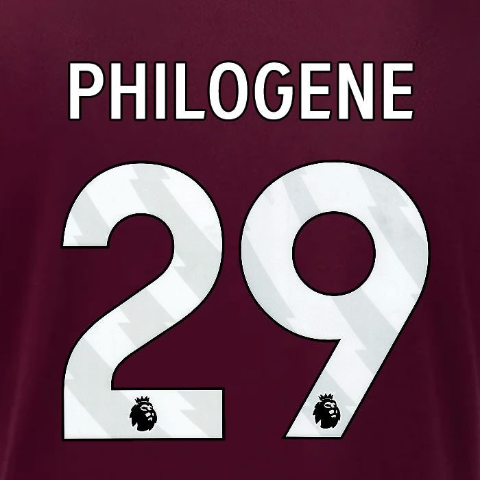 2024 2025 OFFICIAL IPSWICH TOWN PHILOGENE 29 WHITE AWAY PLAYER SIZE NAME SET