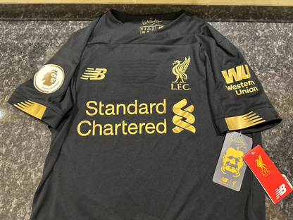 BNWT 2019 2020 NEW BALANCE LIVERPOOL GOALKEEPER SHIRT A BECKER 1 KIDS 9-10 YEARS