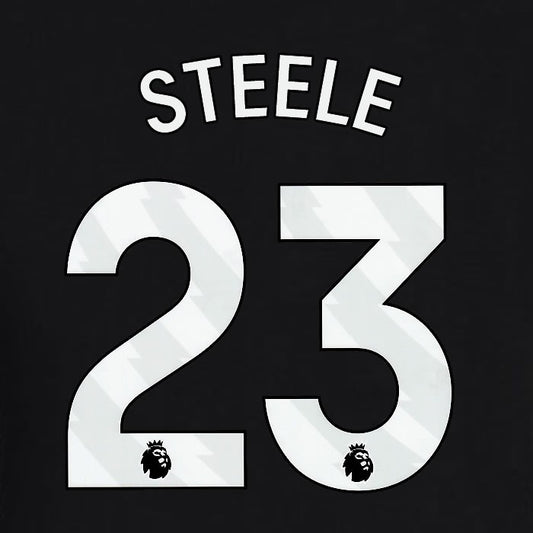 2023 2024 BRIGHTON STEELE 23 OFFICIAL WHITE AWAY PLAYER SIZE NAME SET