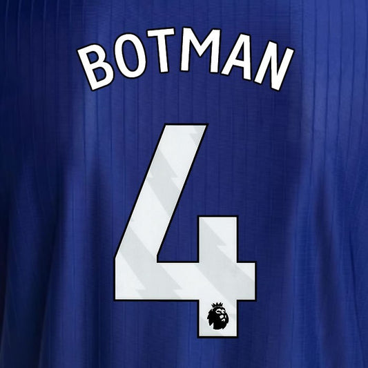 2025 2026 NEWCASTLE BOTMAN 4 OFFICIAL WHITE 3RD PLAYER SIZE NAME SET