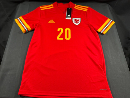 BNWT 2020 2021 WALES ADIDAS AWAY FOOTBALL SHIRT JAMES 20 MENS MEDIUM