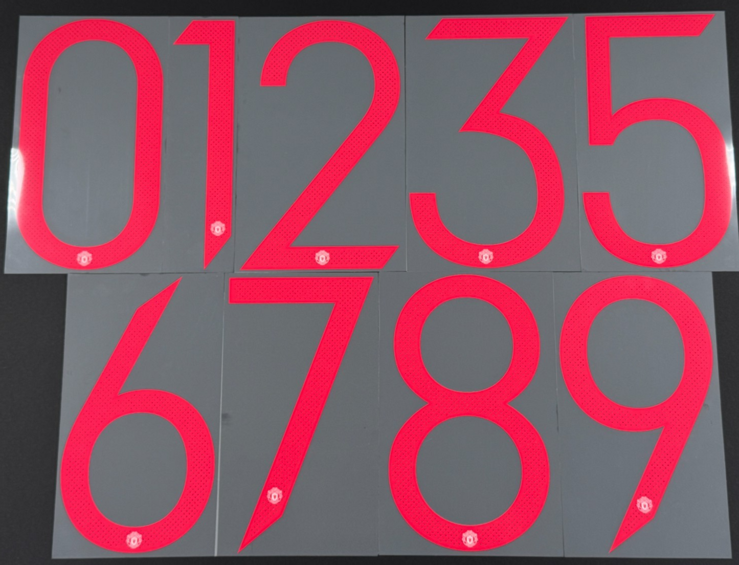 2021 2022 OFFICIAL MANCHESTER UNITED AWAY UCL CUP PLAYER SIZE NUMBERS 270MM