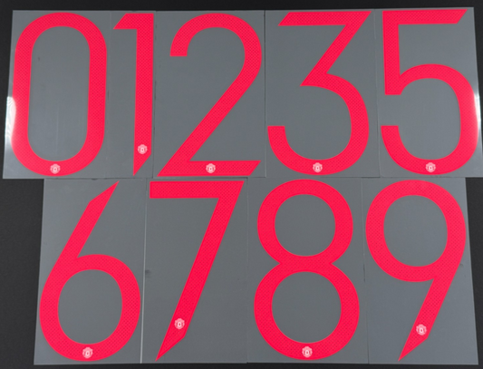 2021 2022 OFFICIAL MANCHESTER UNITED AWAY UCL CUP PLAYER SIZE NUMBERS 270MM