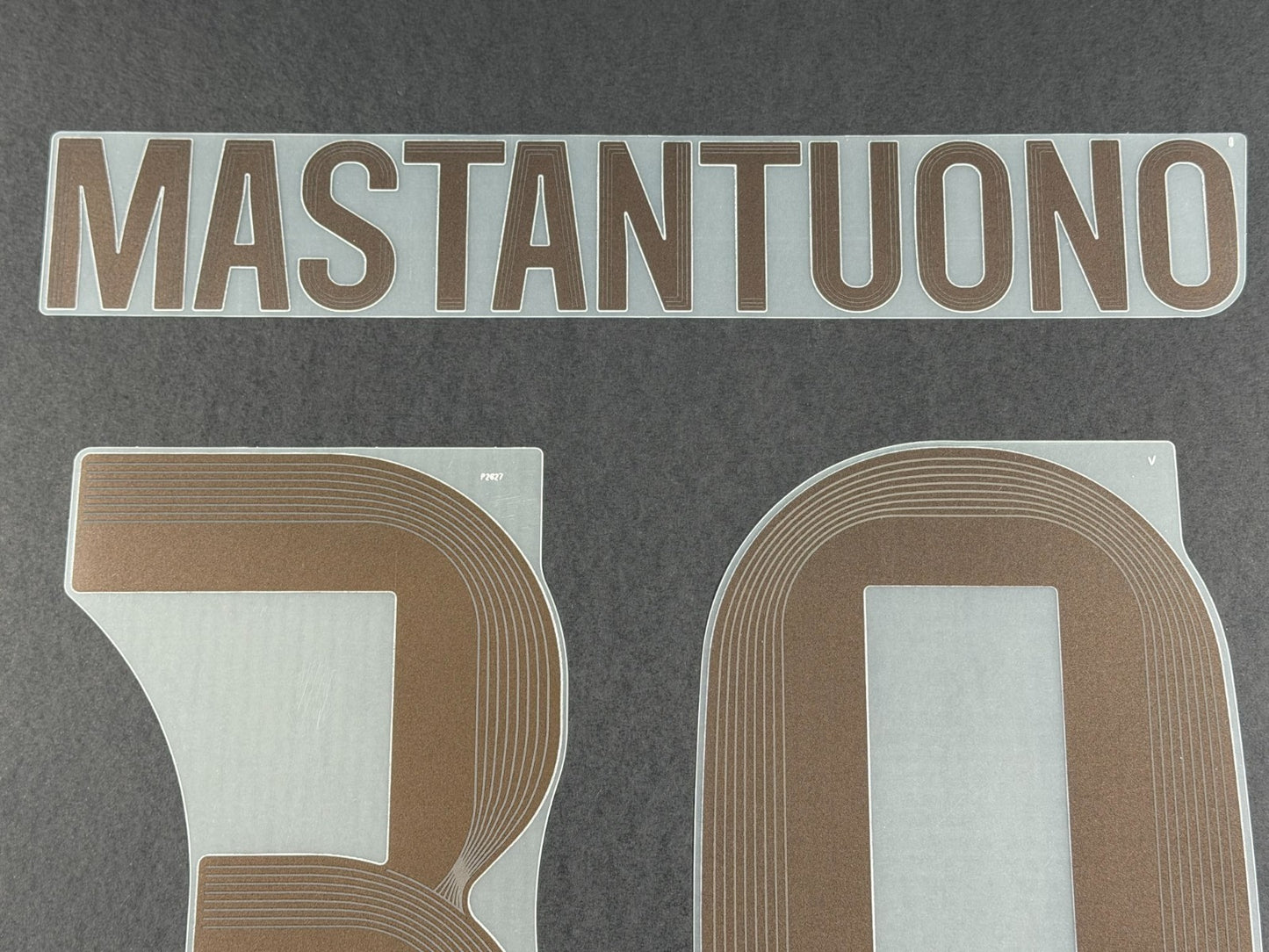 2025 2026 REAL MADRID MASTANTUONO 30 OFFICIAL HOME PLAYER SIZE NAME SET