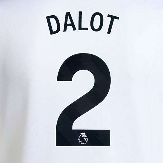 2025 2026 MANCHESTER UNITED DALOT 2 AWAY BLACK PLAYER SIZE NAMESET
