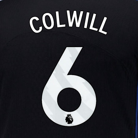 2025 2026 OFFICIAL CHELSEA COLWILL 6 WHITE 3RD PLAYER SIZE NAMESET