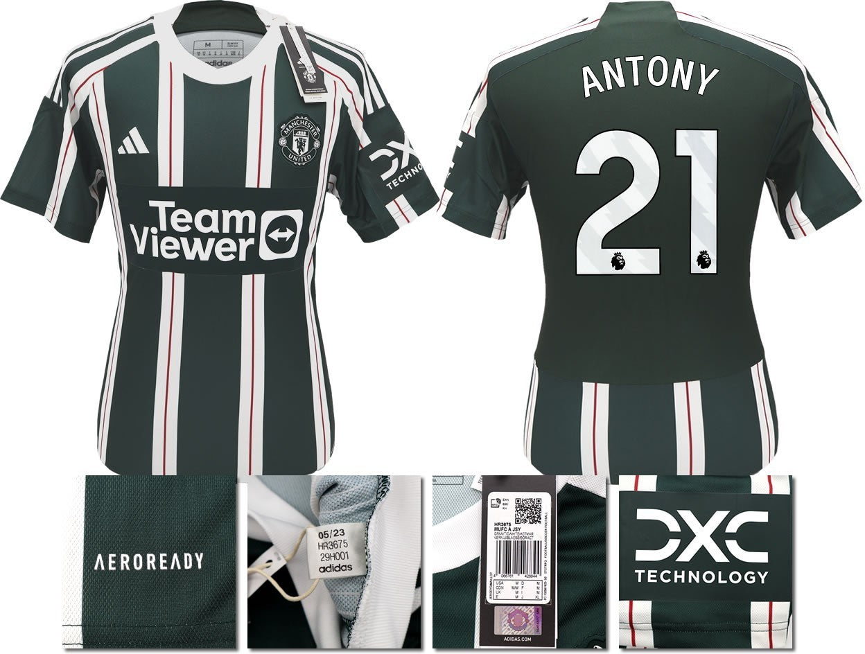BNWT 2023 2024 MAN UTD ADIDAS AWAY SHIRT ANTONY 21