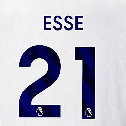2025 2026 OFFICIAL CRYSTAL PALACE ESSE 21 BLUE AWAY PLAYER SIZE NAMESET