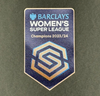 2024 2025 OFFICIAL SPORTING ID WSL CHELSEA CHAMPIONS SLEEVE PATCH