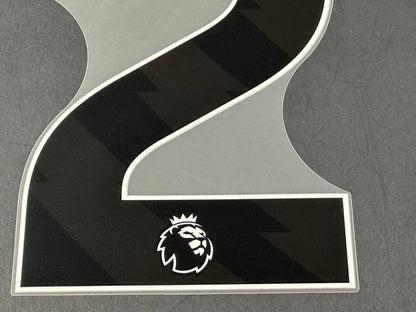 ARSENAL 2023-25 RAYA 22 OFFICIAL AVERY DENNISON BLACK PLAYER SIZE NAME SET