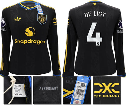 BNWT 2025 2026 MANCHESTER UNITED ADIDAS 3RD SHIRT LS DE LIGT 4