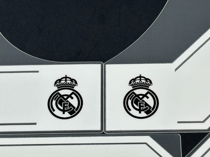 2021 2022 OFFICIAL AVERY DENNISON REAL MADRID AWAY / 3RD PLAYER SIZE NUMBERS