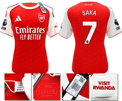 BNWT 2025/2026 ARSENAL F.C. ADIDAS HOME SHIRT SAKA 7