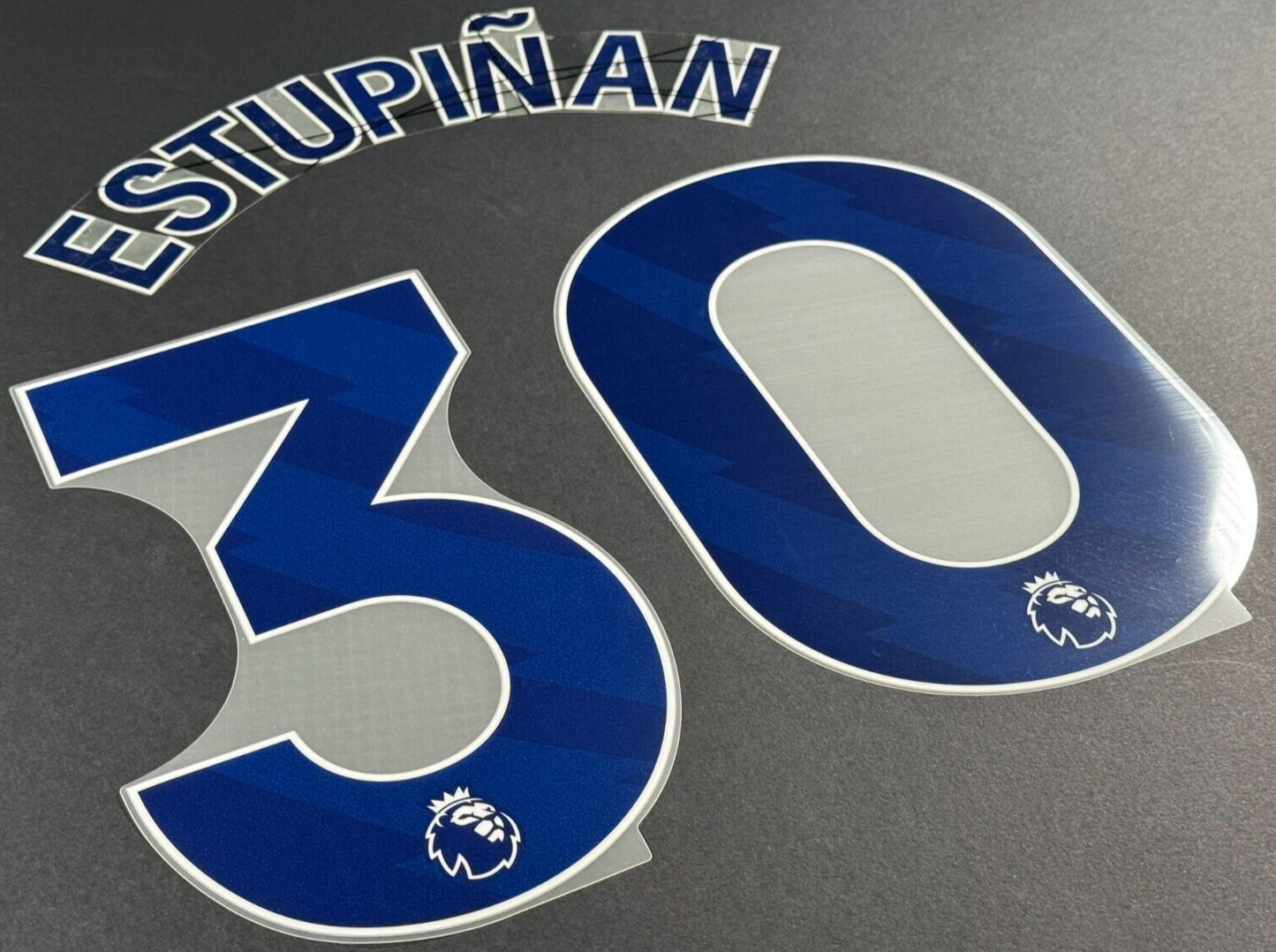 BRIGHTON 2023 2025 ESTUPINAN 30 OFFICIAL AVERY DENNISON NAVY PLAYER SIZE SET