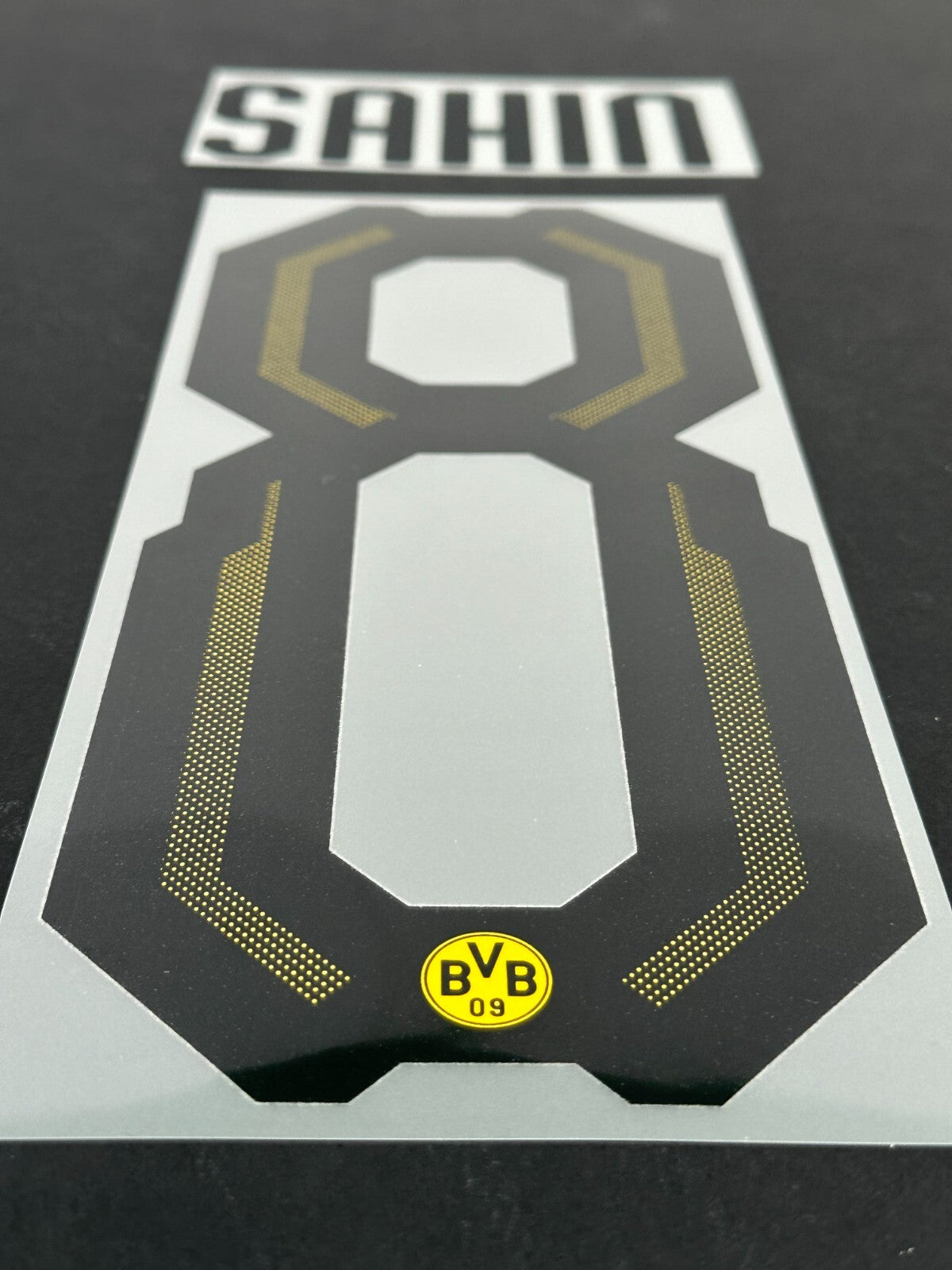 2018 2019 ELMS UK BORUSSIA DORTMUND SAHIN 8 HOME PLAYER SIZE NAME SET