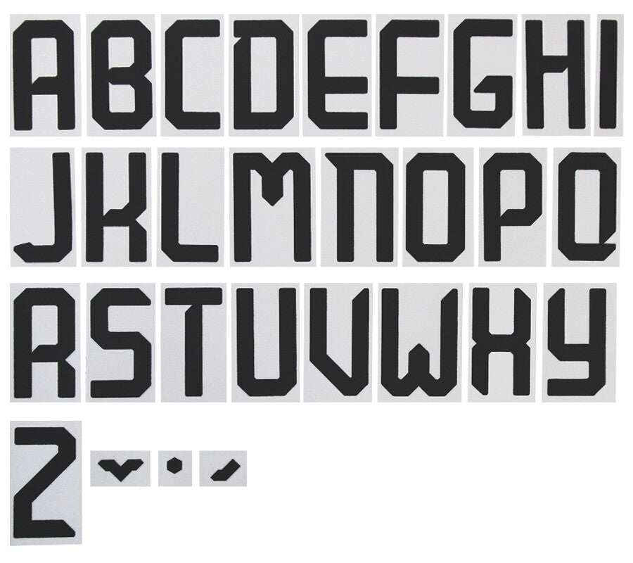 INTER MILAN 2019 2020 OFFICIAL AWAY PLAYER SIZE LETTERS