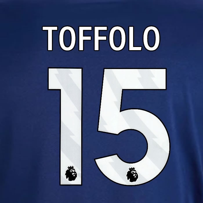 2024 2025 OFFICIAL NOTTINGHAM TOFFOLO 15 WHITE AWAY PLAYER SIZE NAMESET