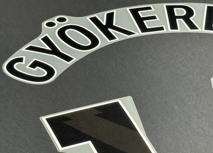 ARSENAL 25/26 GYOKERES 14 OFFICIAL AVERY DENNISON BLACK PLAYER SIZE NAME SET