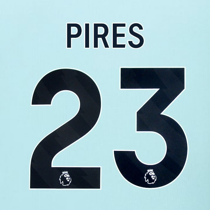 2025 2026 BURNLEY PIRES 23 OFFICIAL BLACK AWAY PLAYER SIZE NAMESET