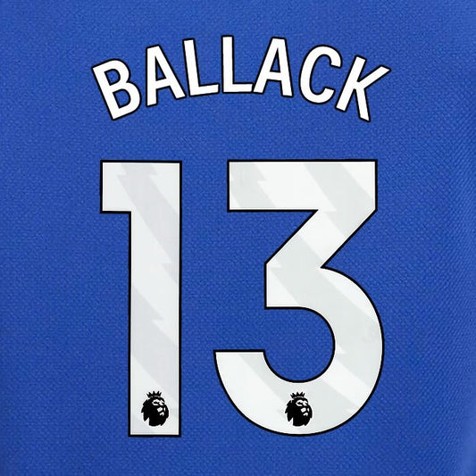 2023 2024 OFFICIAL CHELSEA BALLACK 13 WHITE HOME PLAYER SIZE NAMESET