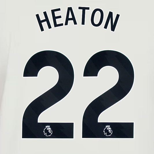 2024 2025 MANCHESTER UNITED HEATON 22 3RD BLACK PLAYER SIZE NAMESET