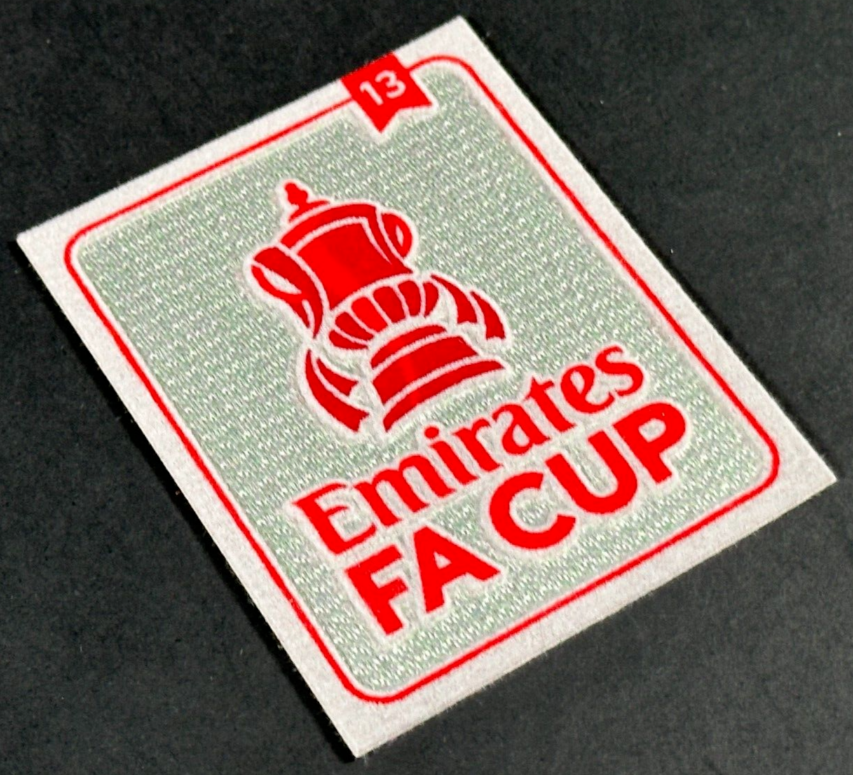 2024 OFFICIAL SPORTING ID EMIRATES FA CUP MAN UNITED WINNERS PLAYER SLEEVE PATCH