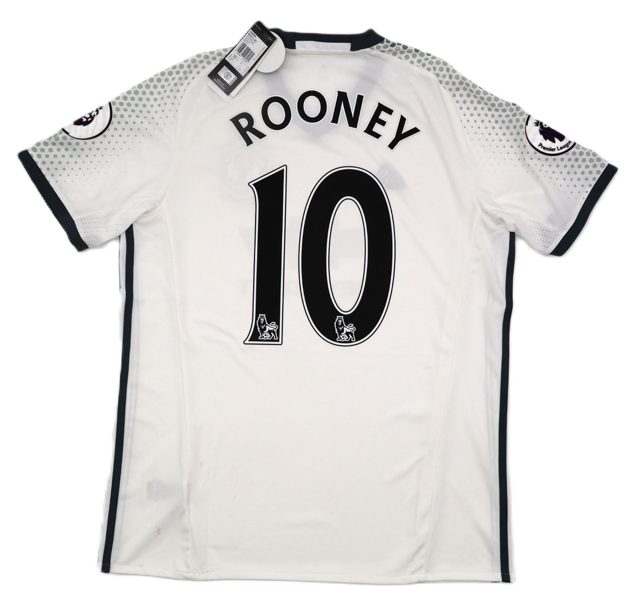 BNWT MANCHESTER UNITED NIKE THIRD SHIRT 2016 - 2017 ROONEY 10 + PATCHES