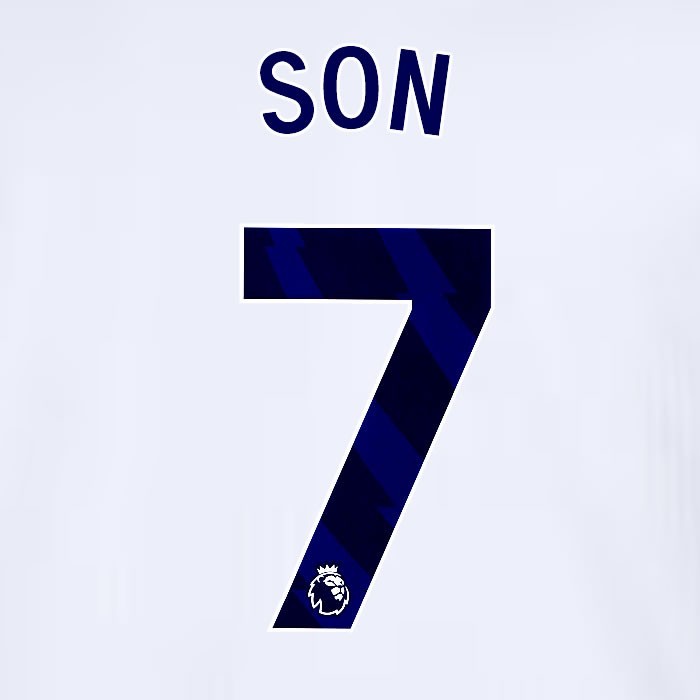 2024 2025 TOTTENHAM SON 7 BLUE HOME PLAYER SIZE NAME SET