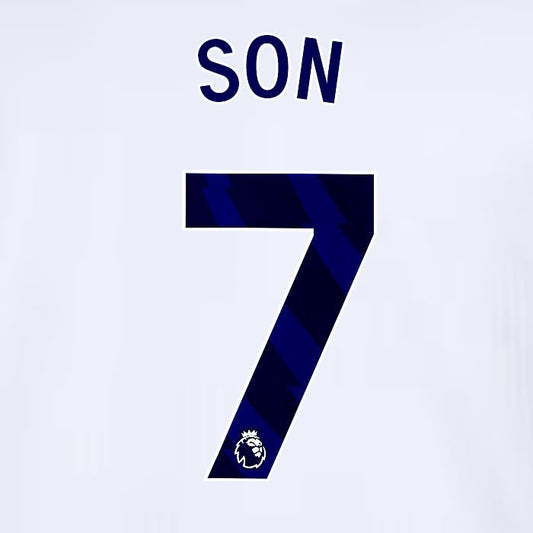 2024 2025 TOTTENHAM SON 7 BLUE HOME PLAYER SIZE NAME SET