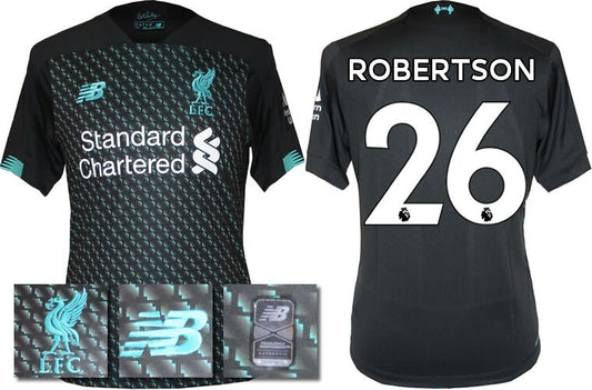 BNWT 2019 2020 NEW BALANCE LIVERPOOL 3RD SHIRT ROBERTSON 26 MENS