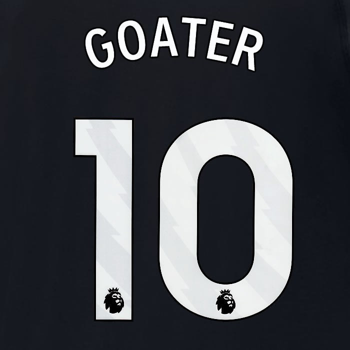 2023 2024 MAN CITY GOATER 10 WHITE 3RD PLAYER SIZE NAME SET