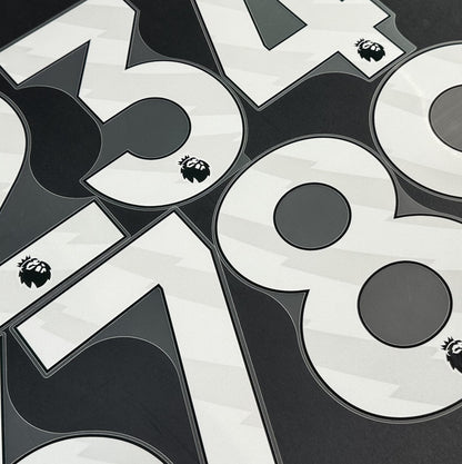25 - 26 OFFICIAL AVERY DENNISON PREMIER LEAGUE WHITE PLAYER SIZE NUMBER 250MM