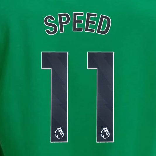 2023 2024 NEWCASTLE SPEED 11 OFFICIAL BLACK AWAY PLAYER SIZE NAME SET