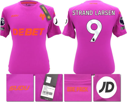 BNWT 2024/2025 WOLVES F.C. SUDU THIRD SHIRT STRAND LARSEN 9