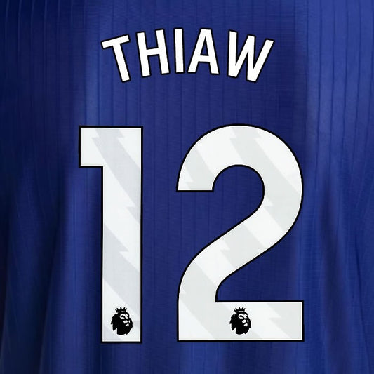 2025 2026 NEWCASTLE THIAW 12 OFFICIAL WHITE 3RD PLAYER SIZE NAME SET