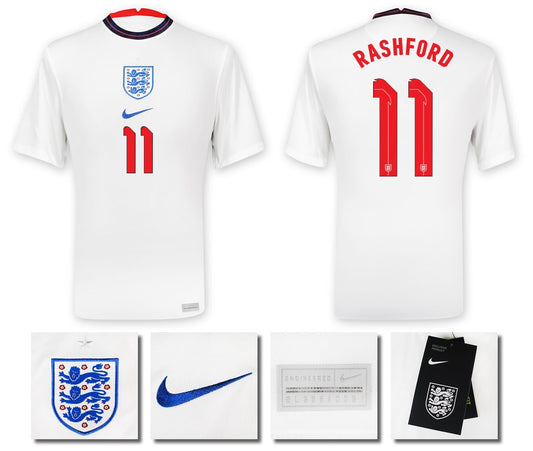 BRAND NEW NIKE ENGLAND HOME EURO 2020 RASHFORD 11 SS SHIRT MEN'S SIZE XXL