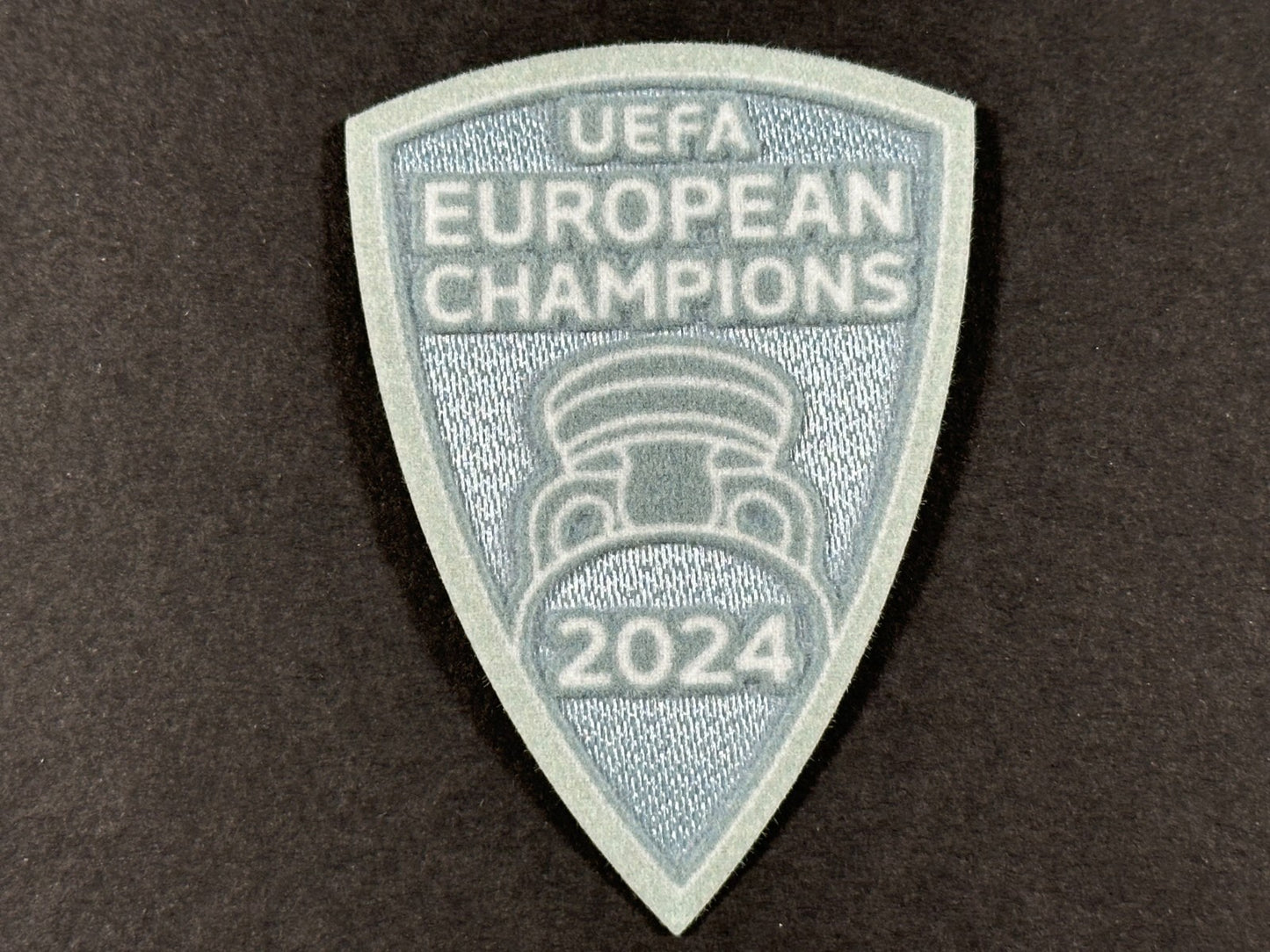 2024 OFFICIAL SPORTING ID SPAIN UEFA 2024 EUROPEAN CHAMPIONS SHIELD SLEEVE PATCH