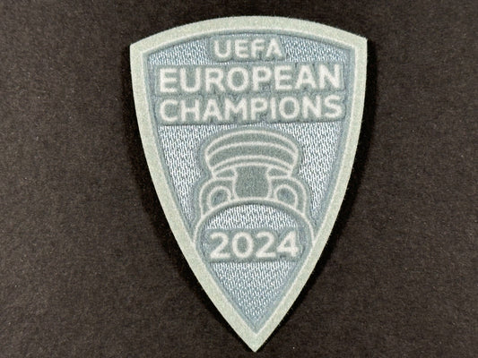 2024 OFFICIAL SPORTING ID SPAIN UEFA 2024 EUROPEAN CHAMPIONS SHIELD SLEEVE PATCH