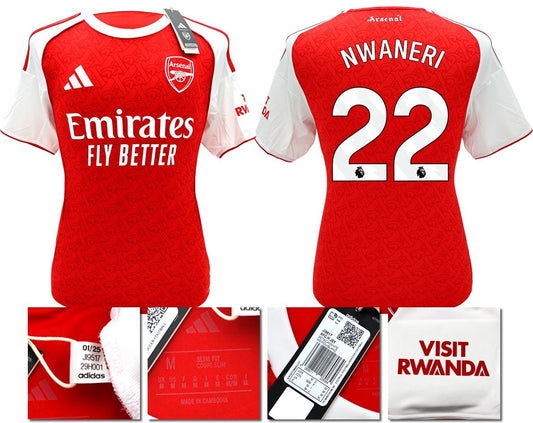 BNWT 2025 2026 ARSENAL ADIDAS HOME SHIRT NWANERI 22 MEN'S SIZES