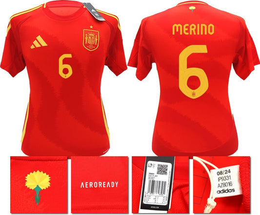 BNWT 2024 2025 SPAIN ADIDAS HOME SHIRT MERINO 6 MEN'S