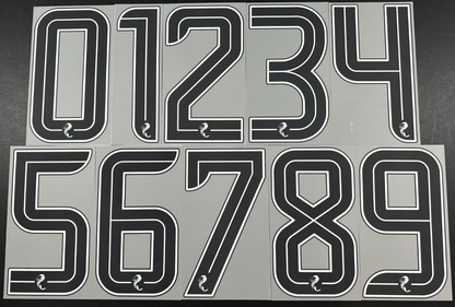 2024 2025 OFFICIAL ELMS UK SCOTTISH SPFL BLACK PLAYER SIZE SHIRT NUMBERS