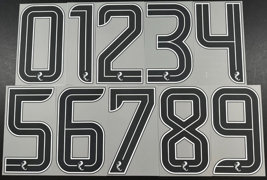 2024 2025 OFFICIAL ELMS UK SCOTTISH SPFL BLACK PLAYER SIZE SHIRT NUMBERS