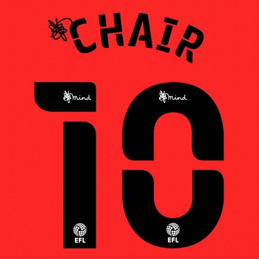 QPR 2020 2021 OFFICIAL CHAIR 10 AWAY PLAYER SIZE NAME SET