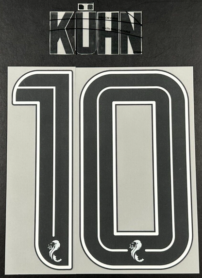 CELTIC 2023-2025 OFFICIAL SPORTING ID KUHN 10 HOME PLAYER SIZE NAME SET