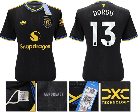 BNWT 2025 2026 MANCHESTER UNITED ADIDAS 3RD SHIRT DORGU 13