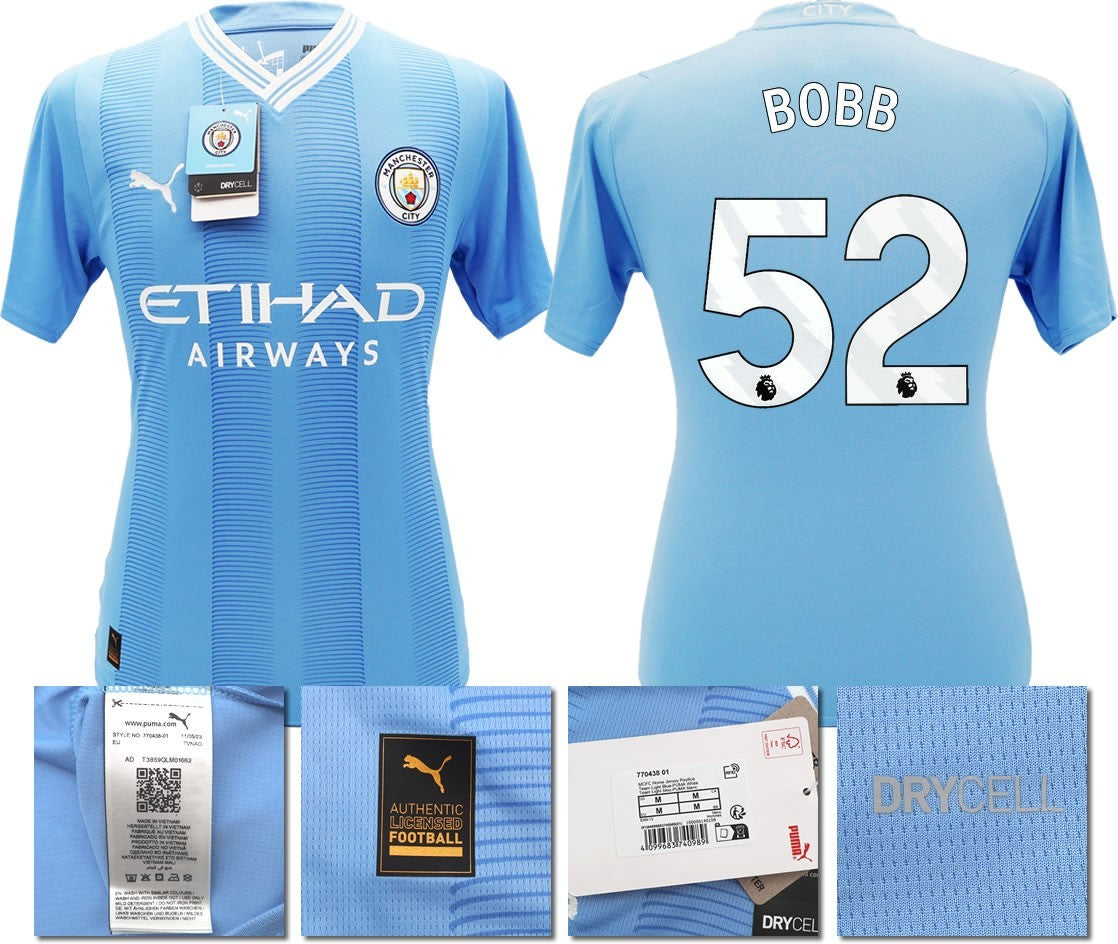BNWT 2023 2024 MAN CITY PUMA HOME BOBB 52 SHIRT MEN'S XL