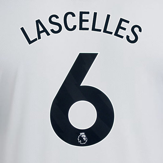 2025 2026 NEWCASTLE LASCELLES 6 OFFICIAL BLACK HOME PLAYER SIZE NAME SET