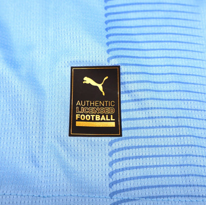 BNWT 23 24 MAN CITY PUMA HOME CHAMPIONS 4 IN A ROW + PATCHES SHIRT
