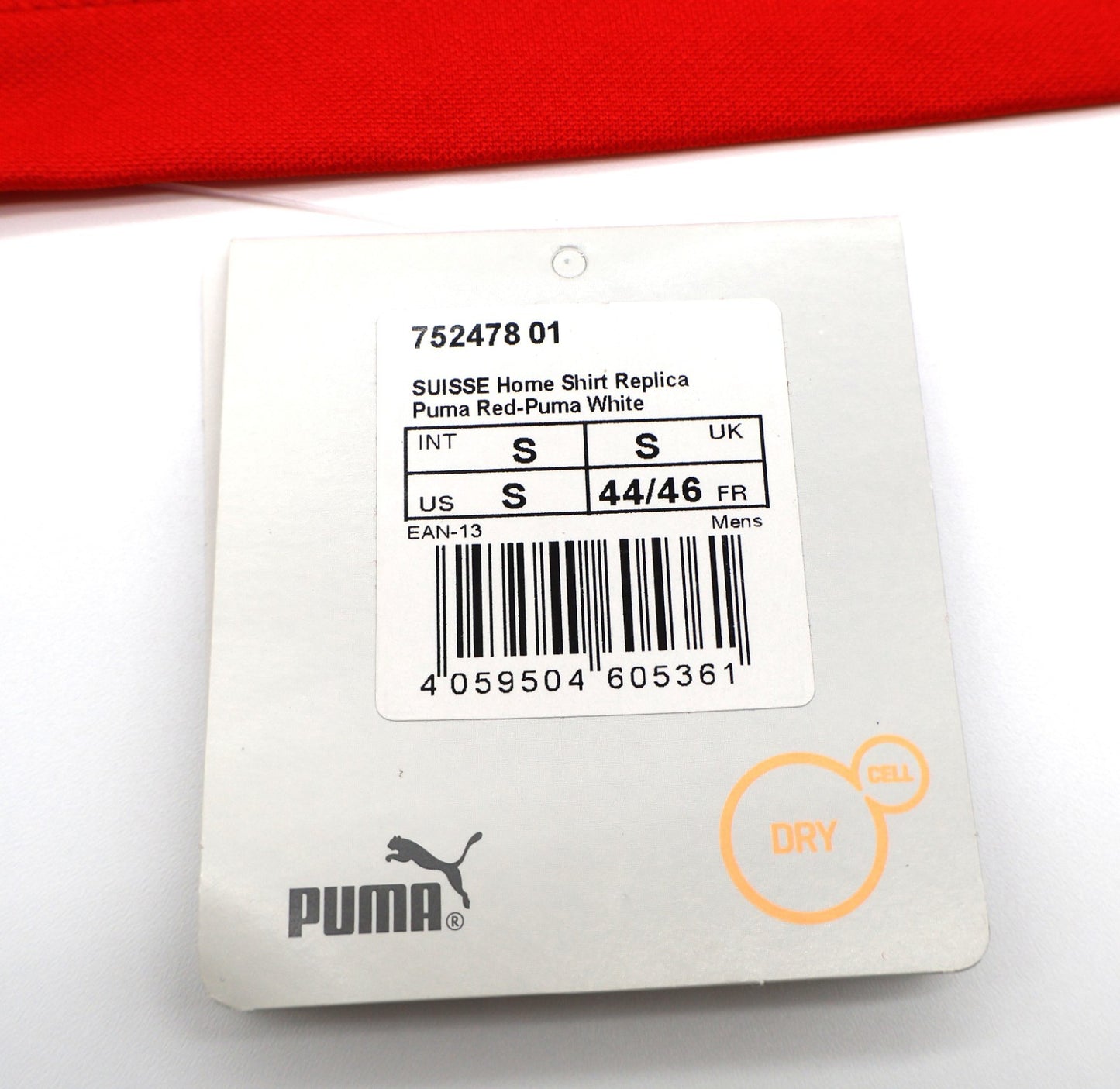 BNWT PUMA 2018 SWITZERLAND HOME SHIRT FREULER 8 MEN'S SMALL